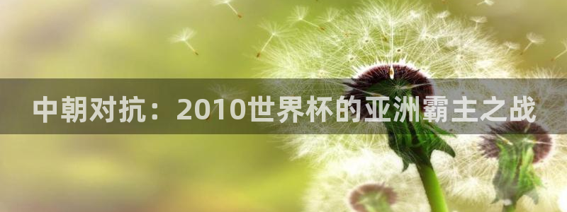 世界直播：中朝对抗：2010世界杯的亚洲霸主之战