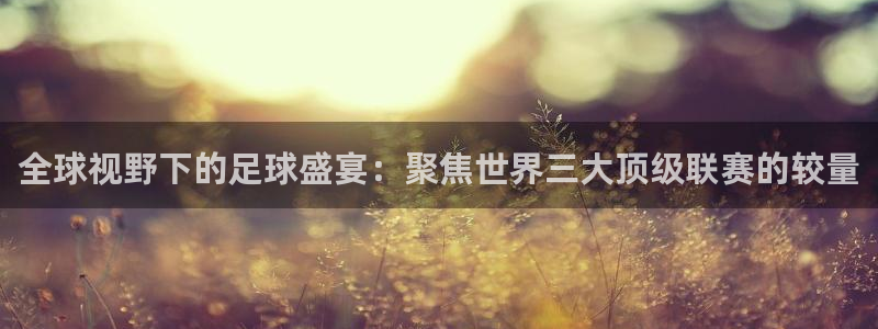 欧联杯直播：全球视野下的足球盛宴：聚焦世界三大顶级联赛的较量
